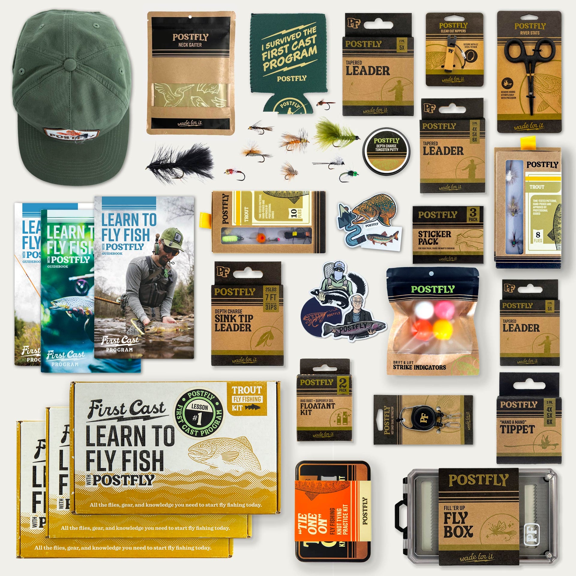beginners fly fishing kitwith rod First Cast Learn to Fly Fish Bundle